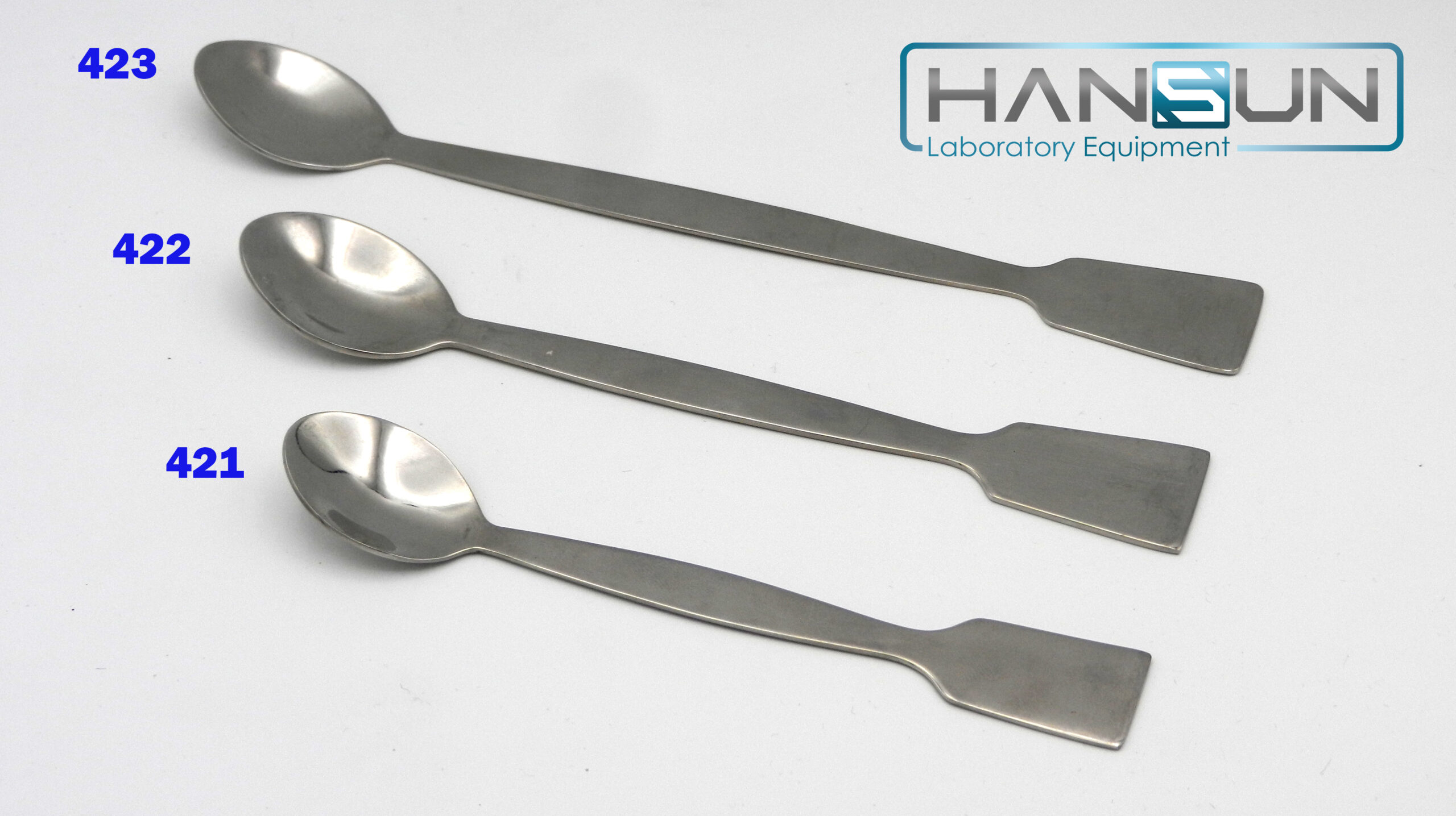 اسپاتول آزمایشگاهی قاشقی یک سر تخت هانسان