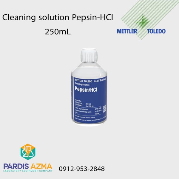محلول پاک کننده الکترود پپسین -HCL متلر تولدو Cleaning solution Pepsin-HCl