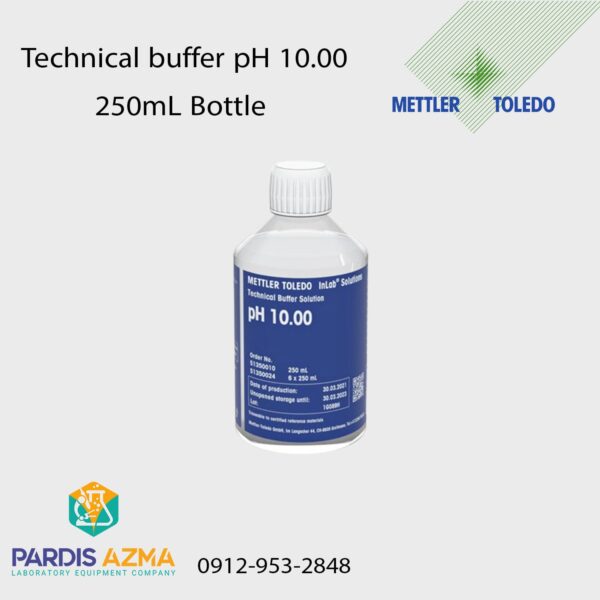 محلول کالیبراسیون (استاندارد) بافر 10 متلر تولدو buffer 10 mettler toledo