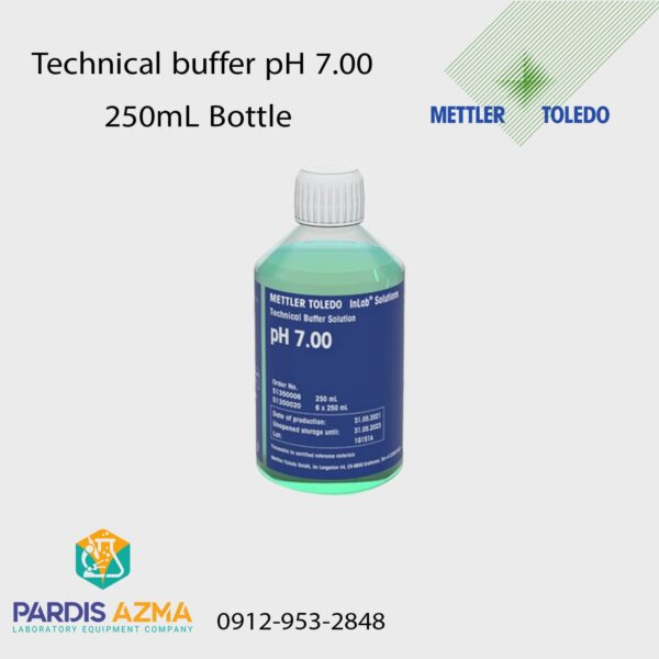 محلول کالیبراسیون (استاندارد) بافر 7 متلر تولدو buffer 7 mettler toledo