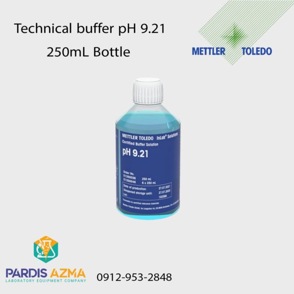 محلول کالیبراسیون (استاندارد) بافر 9 متلر تولدو buffer 9.21 mettler toledo